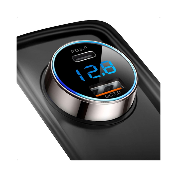 45W Car Cigarette Lighter Charging Adapter